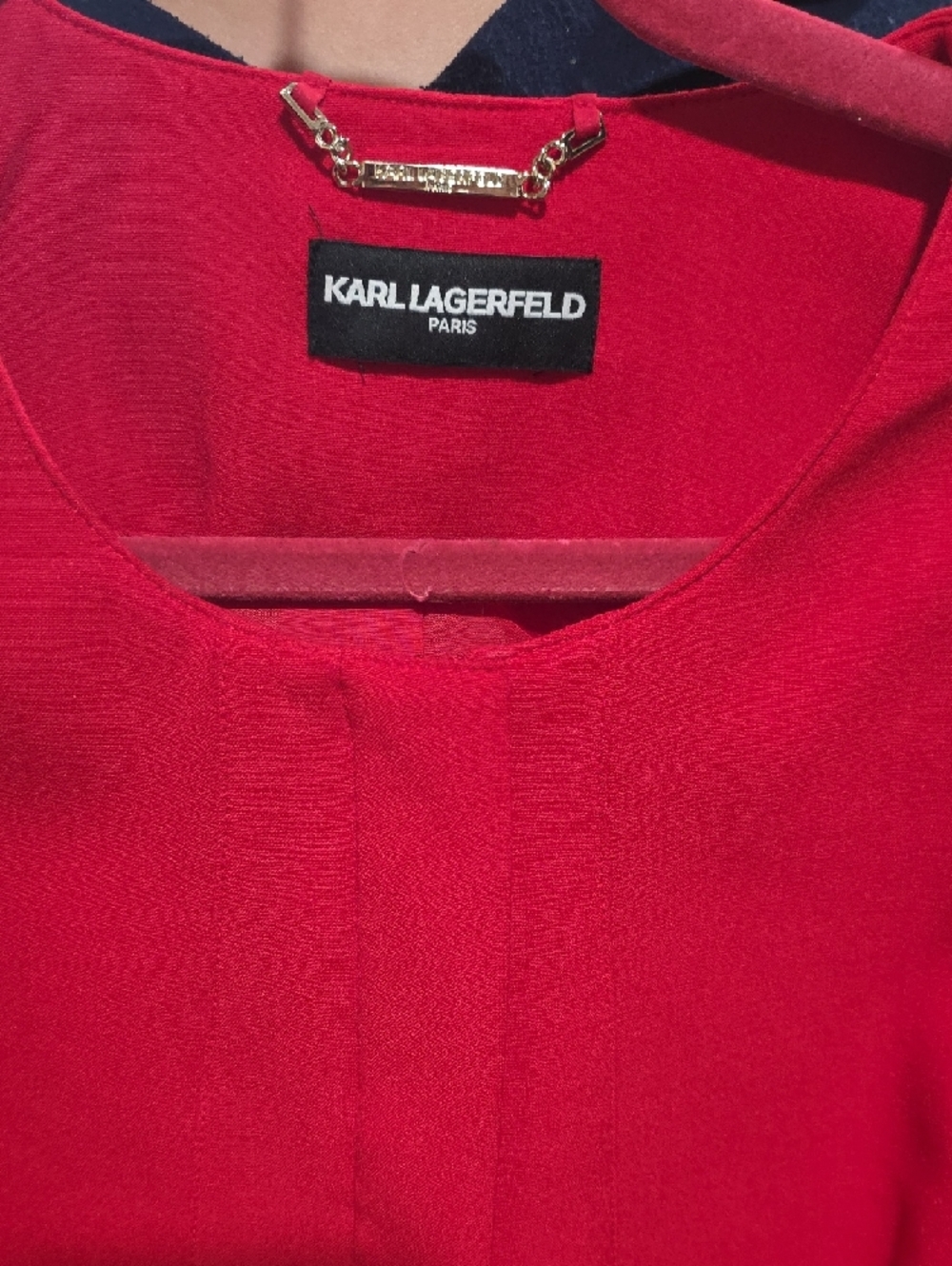 Karl Lagerfeld Red Women's Tailored Blazer - Picture 2 of 4
